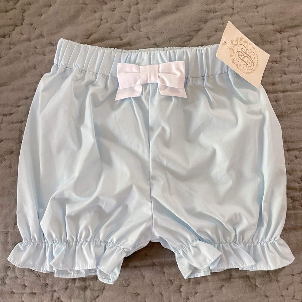 NWT TBBC Beaufort Bonnet Co Natalie Knickers Buckhead Blue Worth Ave White Bow 6 - Picture 1 of 8